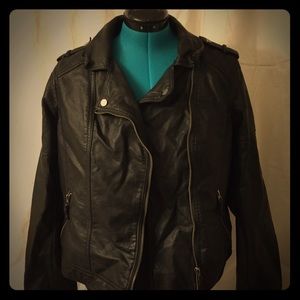 Xhilaration Black Leather Jacket